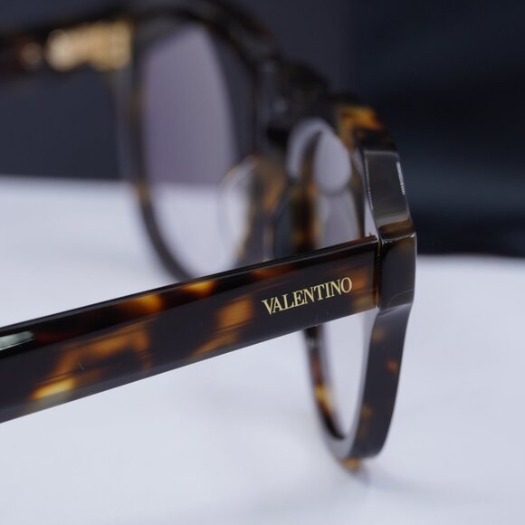 Valentino V-TALE II VLX-139B Aviator Eyeglasses 52mm - Havana - Picture 4 of 10